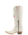 Old Gringo Boots white goat leather cowboy boot with cherry embroidery, side zipper, and 4Long toe profile.