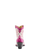 Old Gringo Boots Will Call white and pink cowhide leather short western boots with scalloped trim and Brita heel
