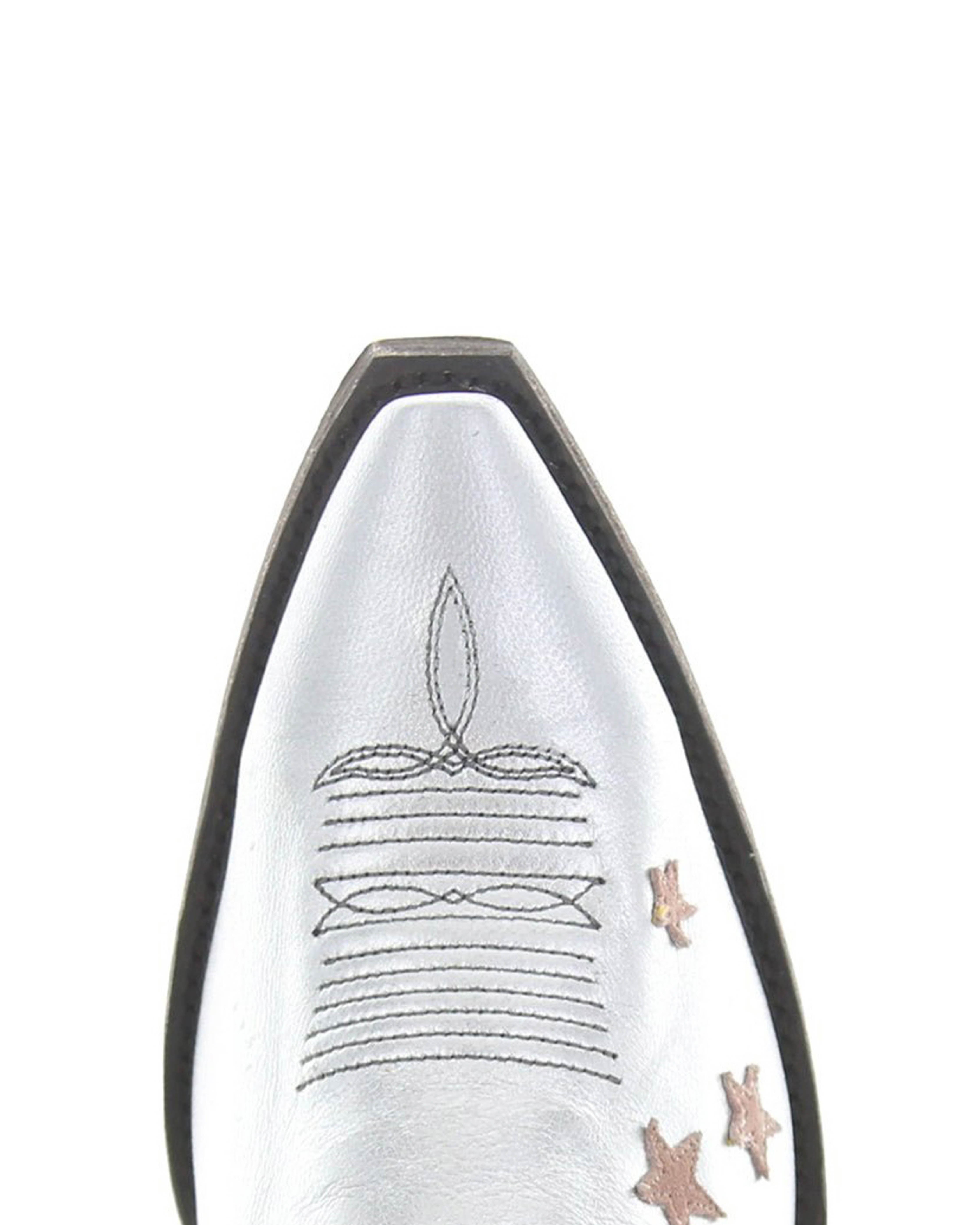 STAR RAIN - Silver/Pink Suede