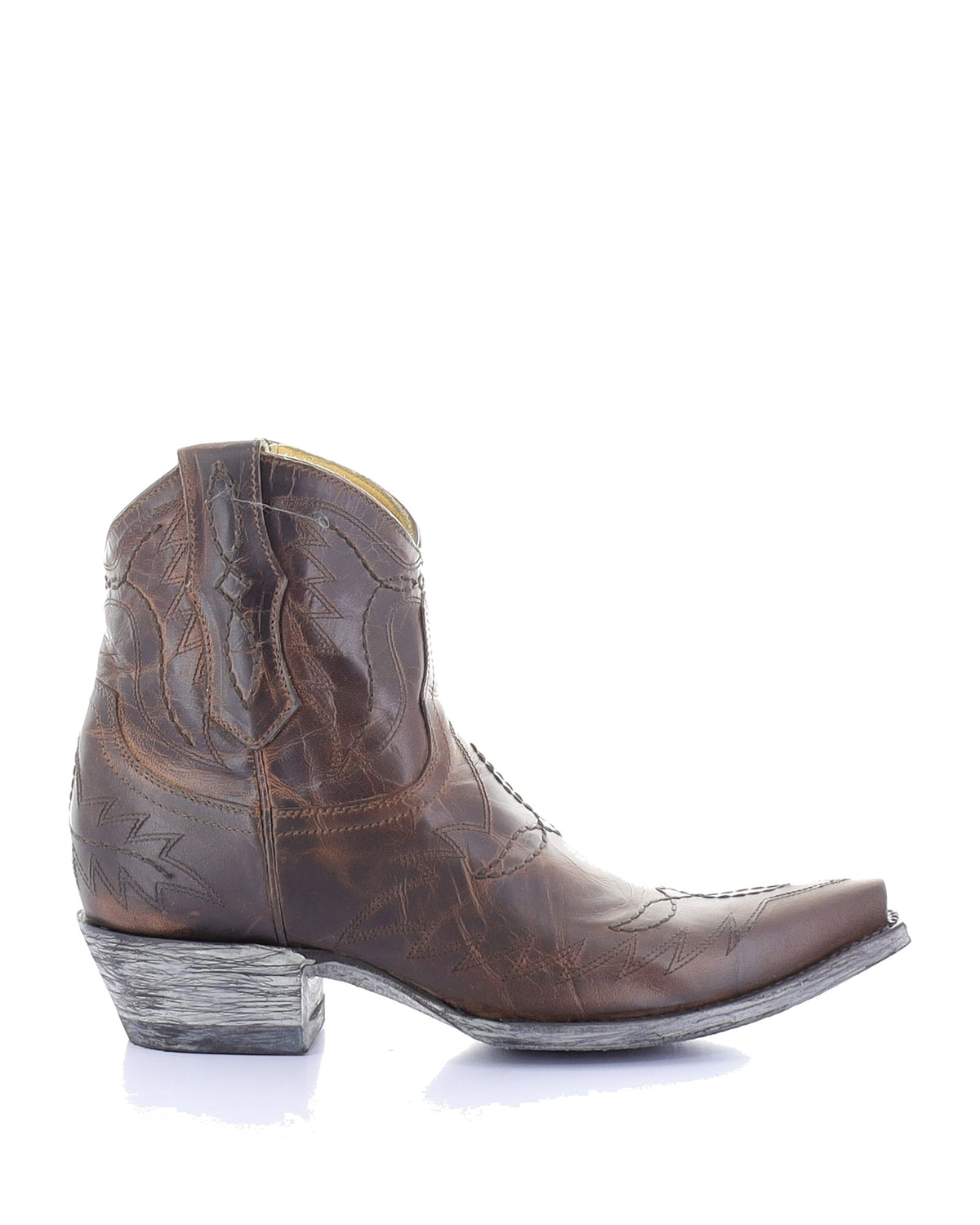Old Gringo Helma Cognac women's 7" cowboy boot, side view