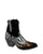 Old Gringo Rachell YBL509 Black/Gold women's 7" cowboy boot, side view