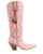 Old Gringo Cherry Pink women's 17" cowboy boot, side view