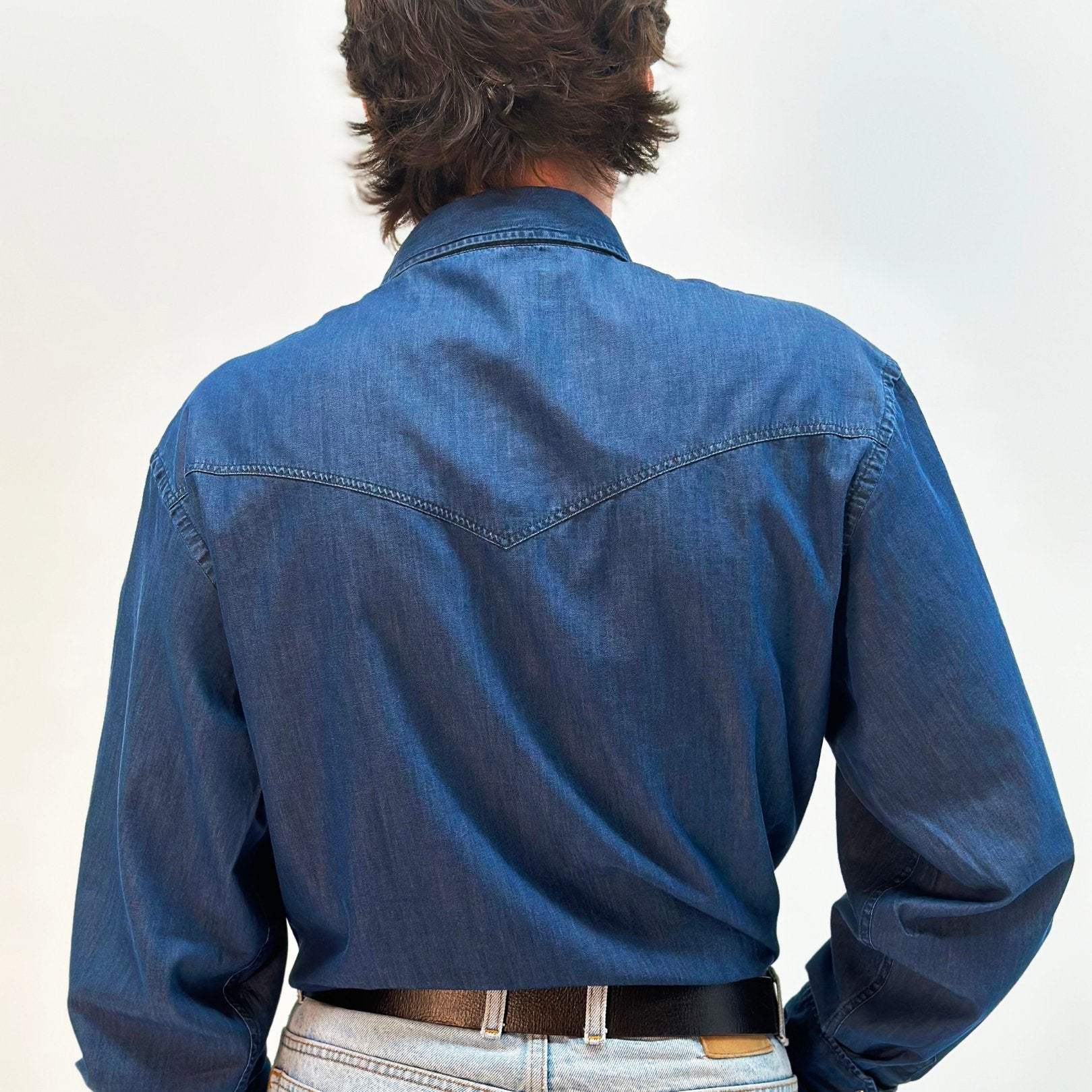 Men's Shirt Dark Denim