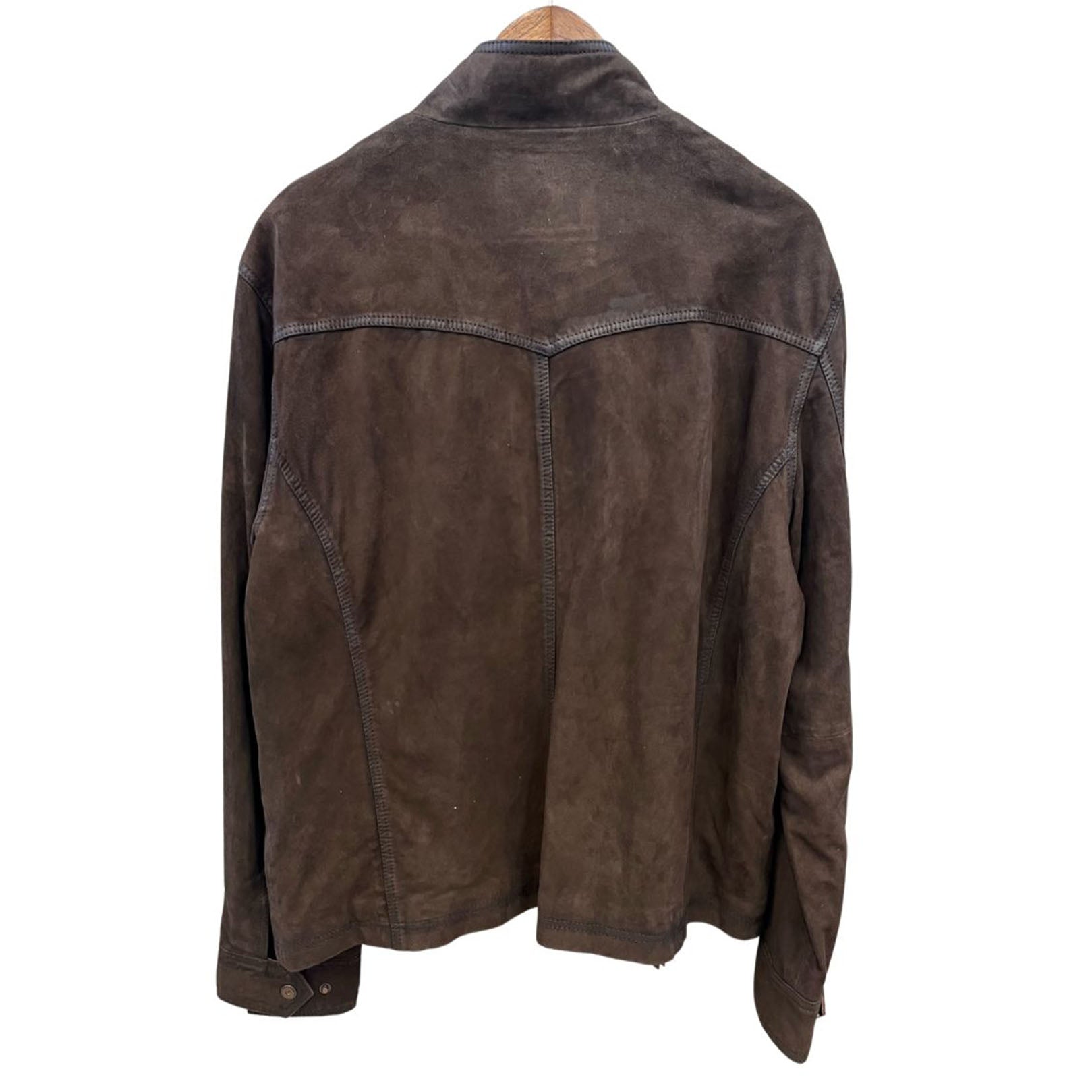 MIDNIGHT JACKET BROWN/BLACK SUEDE - MEN'S