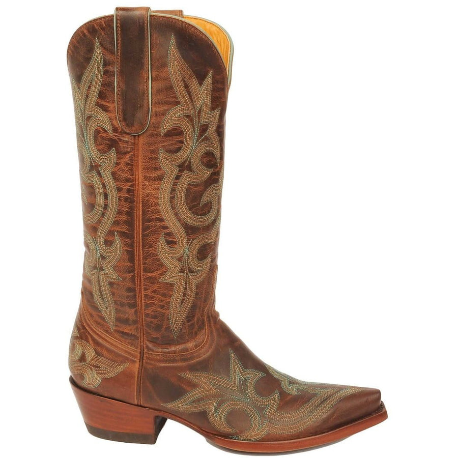 Bottes En Cuir Old Gringo Homme – Taille 9 – Marron – Style Western – Excellentes