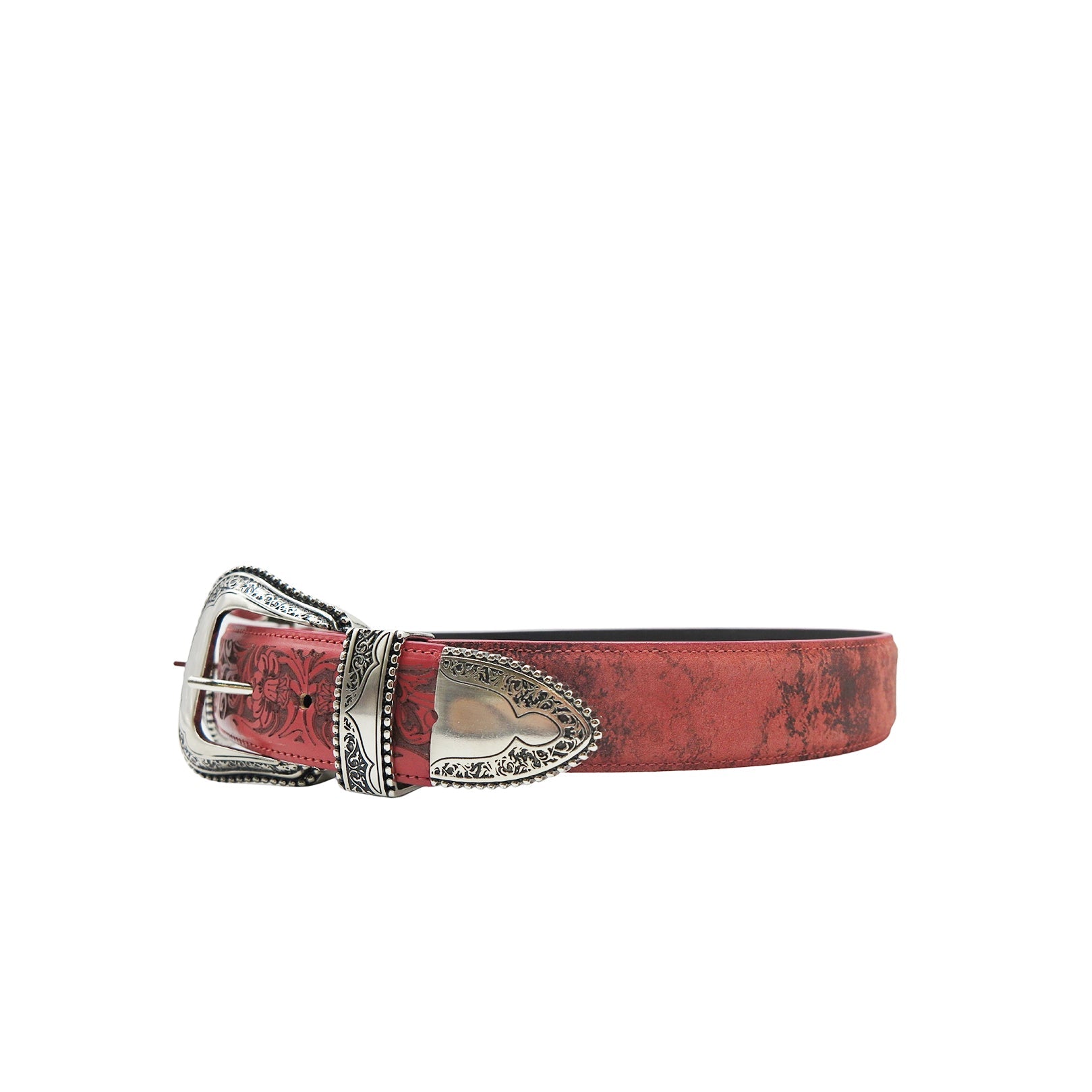 Patrona Double Belt Buckle Red