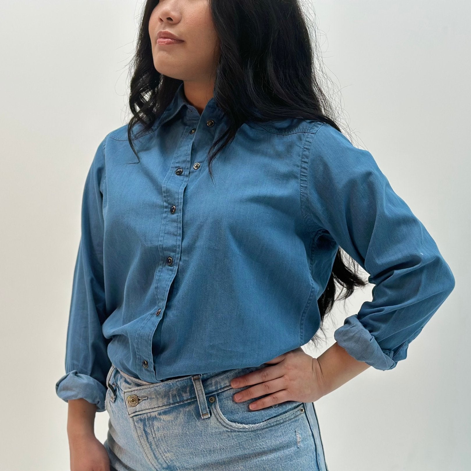 Women's Shirt Light Denim